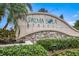 Palma Sola Trace community entrance sign at 3614 Summerwind Cir, Bradenton, FL 34209
