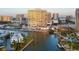 Waterfront high-rise building with boat docks at 401 Quay Commons # 901, Sarasota, FL 34236