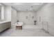Spa-like bathroom with soaking tub and walk-in shower at 401 Quay Commons # 901, Sarasota, FL 34236