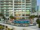 Resort-style pool and sundeck area at 401 Quay Commons # 901, Sarasota, FL 34236