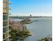 Stunning view of the bay and bridge from a condo at 401 Quay Commons # 901, Sarasota, FL 34236