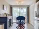 Bright kitchen nook with sliding door access to patio and small table at 6609 Stone River Rd # 104, Bradenton, FL 34203