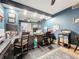 Bright home office features built-in cabinetry and plenty of workspace at 6609 Stone River Rd # 104, Bradenton, FL 34203