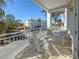 Private balcony with seating area, overlooking street and neighborhood at 7610 34Th W Ave # 203, Bradenton, FL 34209