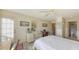Charming bedroom with a full-size bed and private access to a bathroom at 850 S Tamiami Trl # 731, Sarasota, FL 34236