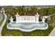 Aria community entrance with water feature at 224 Corelli Dr, Nokomis, FL 34275