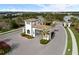 Gated community entrance with landscaping at 224 Corelli Dr, Nokomis, FL 34275