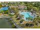 Expansive community pool with surrounding amenities at 224 Corelli Dr, Nokomis, FL 34275
