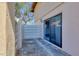 Private patio area with a privacy fence and sliding glass door access to the interior at 3468 51St Avenue W Dr, Bradenton, FL 34210