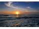 Beautiful sunset over the ocean with waves rolling in at 451 Bowdoin Cir, Sarasota, FL 34236