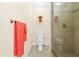 Clean bathroom with toilet, shower, and plenty of space at 5345 Siesta Ct, Sarasota, FL 34242
