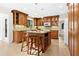 Updated kitchen featuring granite countertops and an island at 5345 Siesta Ct, Sarasota, FL 34242