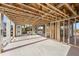 Interior of a home under construction with an open layout, showcasing the framing and spacious design at 5965 Gulf Of Mexico Dr, Longboat Key, FL 34228