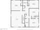 Second-floor plan detailing the layout of the bedrooms, bathroom, closets, and loft area at 7005 57Th E Ter, Palmetto, FL 34221