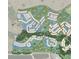 Aerial view showcasing community layout with waterways, parks, and various amenities at 8020 Moonbeam Ave, Sarasota, FL 34241