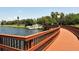 Curved wooden walkway over the lake at 8334 Sailing Loop, Lakewood Ranch, FL 34202