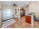 Modern kitchen with stainless steel appliances and breakfast bar at 1296 Skagway Ter, North Port, FL 34291