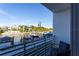 Balcony overlooking a marina with docked boats and waterfront homes at 1709 N Tamiami Trl # 214, Sarasota, FL 34234