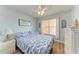 Bedroom with ceiling fan, and white dresser at 4550 Pinebrook Cir # 304, Bradenton, FL 34209