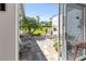 Inviting outdoor patio with comfortable seating, lush landscaping, and seamless access from sliding glass doors at 6913 8Th W Ave, Bradenton, FL 34209