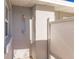 Private outdoor shower with privacy enclosure at 711 Coquina Ct, Nokomis, FL 34275