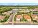 A lovely aerial view of a single Gathering home in a residential neighborhood at 7130 Whittlebury Trl, Bradenton, FL 34202