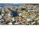 Wide aerial view of waterfront homes and community at 806 Arlington Rd, Palmetto, FL 34221