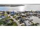 Picturesque aerial shot featuring beautiful homes along a scenic waterfront community at 806 Arlington Rd, Palmetto, FL 34221