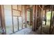 Exposed framing showcasing the room layout and electrical work at 806 Arlington Rd, Palmetto, FL 34221