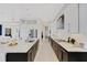 Open concept kitchen with ample counter space and island at 8921 Artisan Way, Sarasota, FL 34240