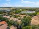 Aerial view showcasing the home's neighborhood setting at 108 Corte Del Rosa, Venice, FL 34285