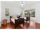 Light and airy bedroom with two twin beds and patio access at 108 Corte Del Rosa, Venice, FL 34285