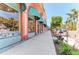 Charming storefronts with awnings and vibrant colors at 108 Corte Del Rosa, Venice, FL 34285