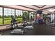Fitness center with cardio equipment and large windows at 12667 Sorrento Way, Bradenton, FL 34211