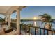 Relaxing balcony with water views and sunset views at 1430 Harbor Dr, Sarasota, FL 34239