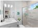 Clean bathroom with a large shower and modern fixtures at 15407 Castle Park Ter, Lakewood Ranch, FL 34202