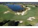 Aerial view of a beautiful golf course at 15407 Castle Park Ter, Lakewood Ranch, FL 34202