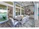 Modern outdoor kitchen with stainless steel appliances at 15407 Castle Park Ter, Lakewood Ranch, FL 34202