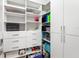 Spacious storage room with ample shelving and cabinetry at 15407 Castle Park Ter, Lakewood Ranch, FL 34202