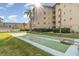 Relaxing shuffleboard court with lake views at 3937 Lake Bayshore Dr # 401, Bradenton, FL 34205