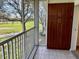 Enclosed patio with outside view; includes storage at 5405 Fair Oaks St # 5405, Bradenton, FL 34203