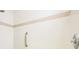 Shower stall with tiled walls and grab bar at 566 Oak Bay Dr, Osprey, FL 34229
