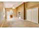 Large bedroom with carpeted floors, ceiling fan, and closet at 12342 Lavender Loop, Bradenton, FL 34212