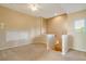 Spacious loft with carpet flooring and built-in shelving at 12342 Lavender Loop, Bradenton, FL 34212