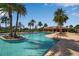 Resort-style pool with lounge chairs at 12443 Trailhead Dr, Bradenton, FL 34211