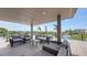 Inviting rooftop deck with comfortable seating and a covered area for relaxation at 200 Garfield Dr, Sarasota, FL 34236