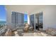 Spacious balcony with seating and breathtaking ocean views at 2050 Benjamin Franklin Dr # B603, Sarasota, FL 34236