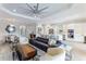 Open floor plan showcasing a modern kitchen and living area at 4707 Arpino Ct, Bradenton, FL 34211