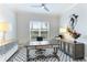 Home office with built-in cabinetry and a view at 4707 Arpino Ct, Bradenton, FL 34211