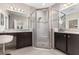 Double vanity bathroom with large shower at 4905 Avila Lakes Dr, Wimauma, FL 33598